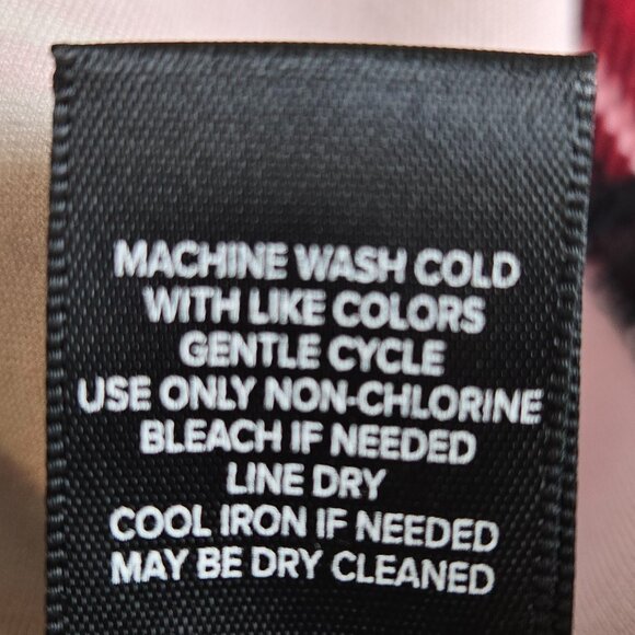 725-25 Torrid Red/White/Black plaid Midi Ponte Pencil Skirt Size 2 18/20 - Picture 12 of 13